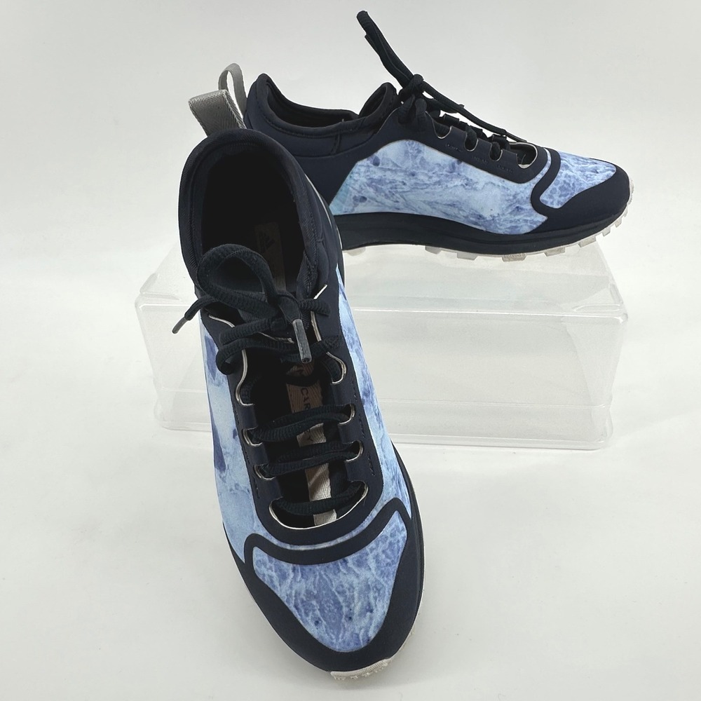 Adidas Stella McCartney Outdoor Sneakers Womens 7 Blue Marble Designer Sporty